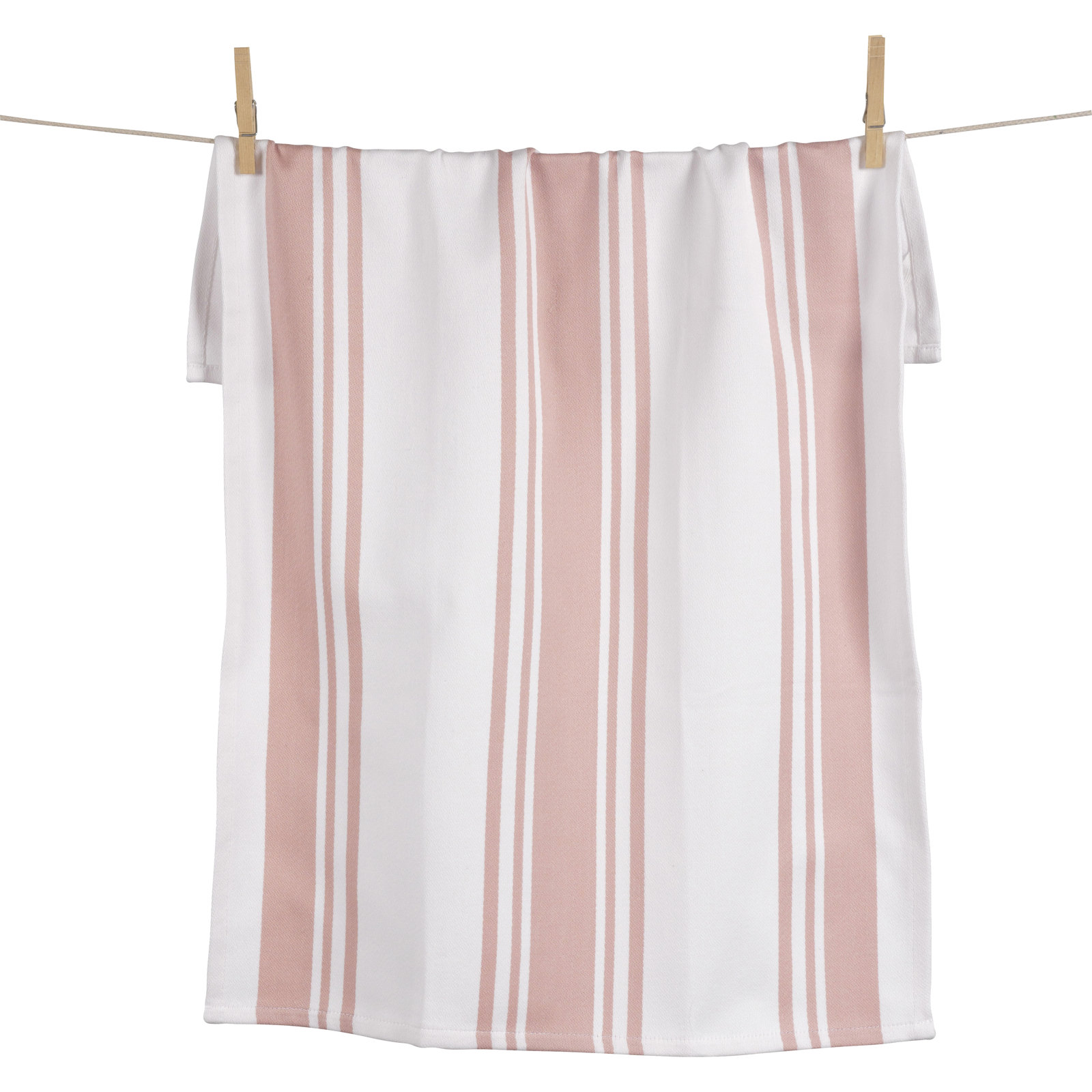 Geometric Kitchen Linen Set, Blush