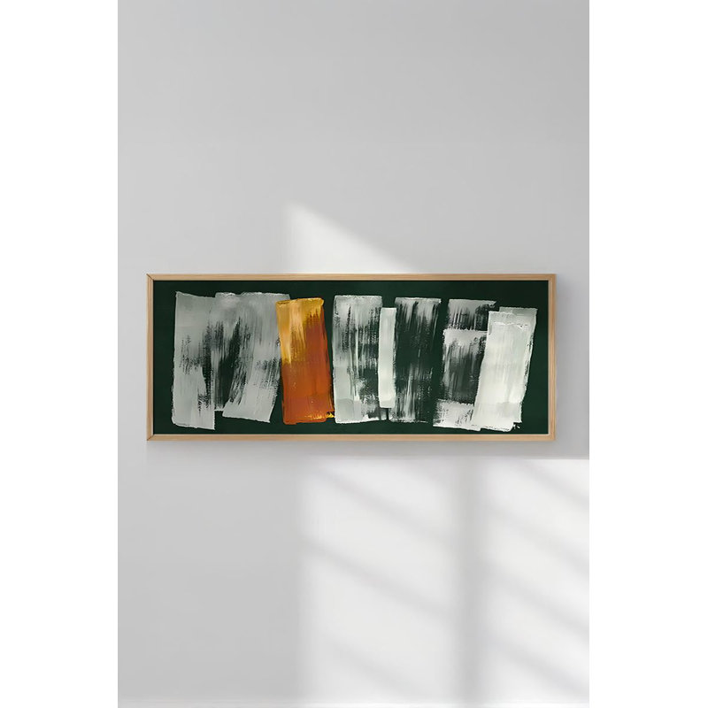 Superbe peinture décorative en panneau de fibres à densité moyenne, 12,9 po x 27,6 po | Cadre 100% bois massif (épaisseur: 0,8 pouce) | Impression numérique de haute qualité sur panneau de fibres à densité moyenne à 100% (épaisseur: 0,1 pouce) | Art mural parfait pour la décoration de la maison et du bureau