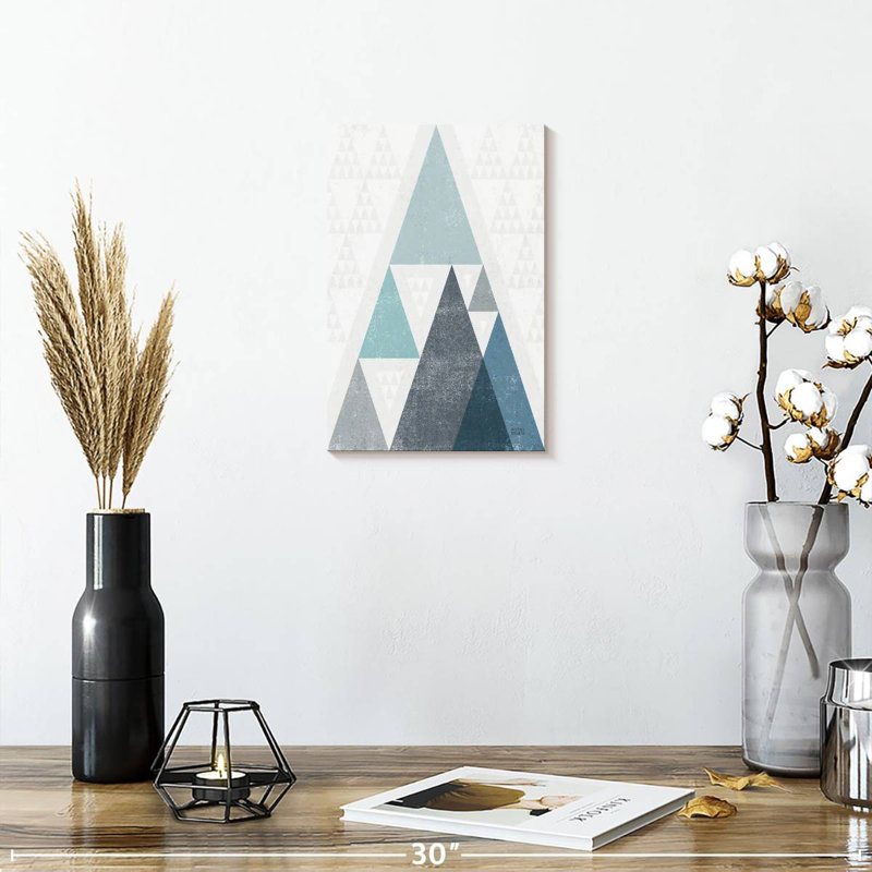 Avery Mod Triangles I, 12" H x 8" W