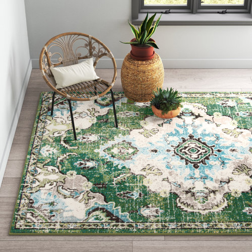 Wayfair | 6' x 9' Green Area Rugs You'll Love in 2023