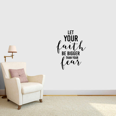 Text & Numbers Non-Wall Damaging Wall Decal