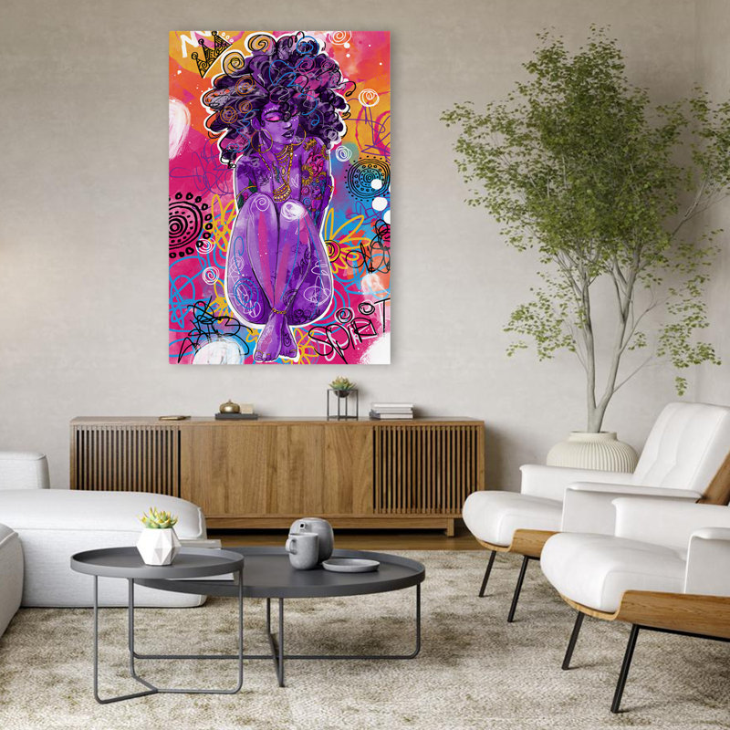 Nomusa - Multicultural Figurative Nudes Art, 48" H x 32" W