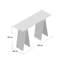 Shanklin 119cm Glass Console Table