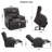 Aura Dual Motor Power Lift Recliner with Heat and Massage, Infinite Position, 180°Reclining, Sidepocket-1593572351