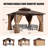12 Ft. W X 12 Ft. D Aluminum Patio Hardtop Gazebo