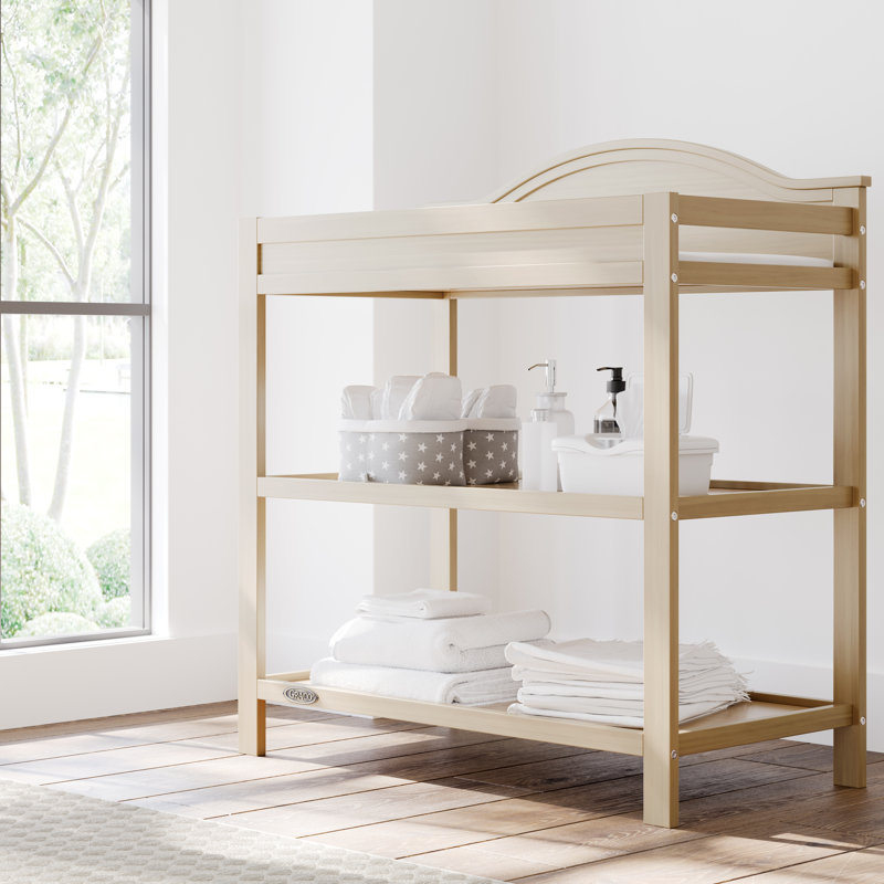 Table à langer avec coussin Clara, Bois flotté
