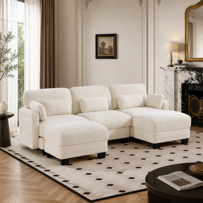 Canapé modulaire minimaliste modulaire à 3 places Channel