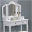 Ensemble de coiffeuse et coiffeuse, meuble-lavabo de chambre à coucher-1640593391