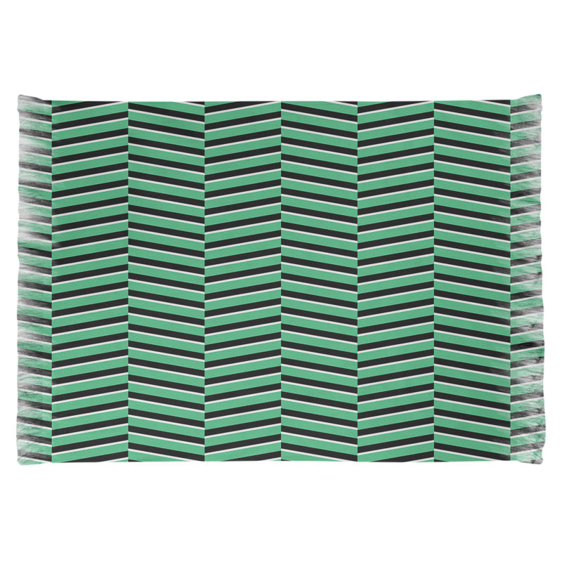 Tapis de zone verte rayures en rupture, Oui