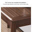Bureau en noyer avec huche et rangement