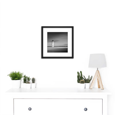 Warby Lighthouse New Brighton Near Liverpool by William Warby - Single Picture Frame Print