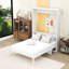 Lit escamotable en bois avec bureau-414783443