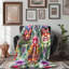 Jeté en sherpa de qualité supérieure 1 pièce Island Getaway Design-1764207683