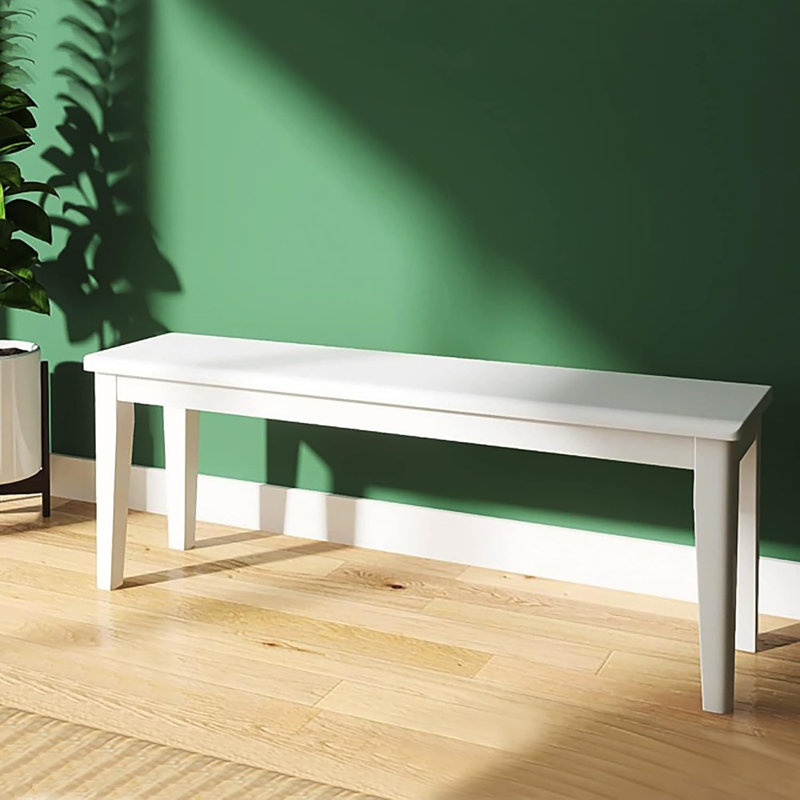 Banc d'entrée en bois, banc de bout intérieur, 100% chêne massif
