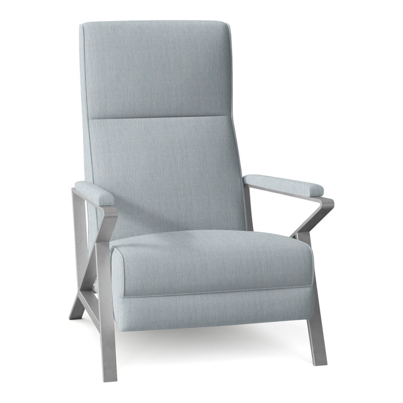 Infinity 28.25" Wide Manual Standard Recliner, Brushed Nickel, Perigold Play Sky