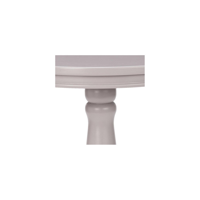 Earlean Solid Wood End Table, Beige