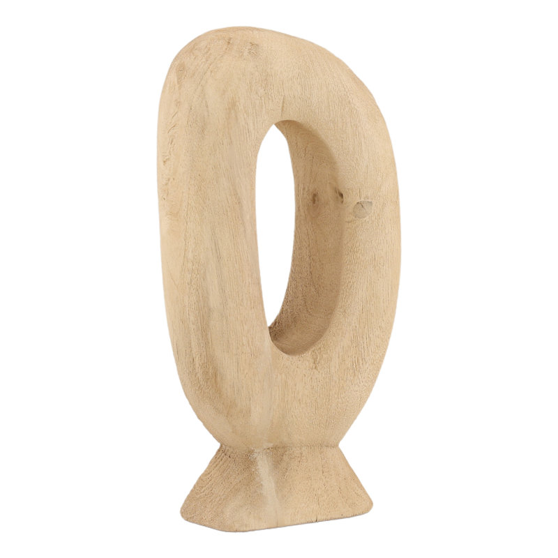 Makara Sculpture Natural, 11.2" H x 6" W x 2.6" D