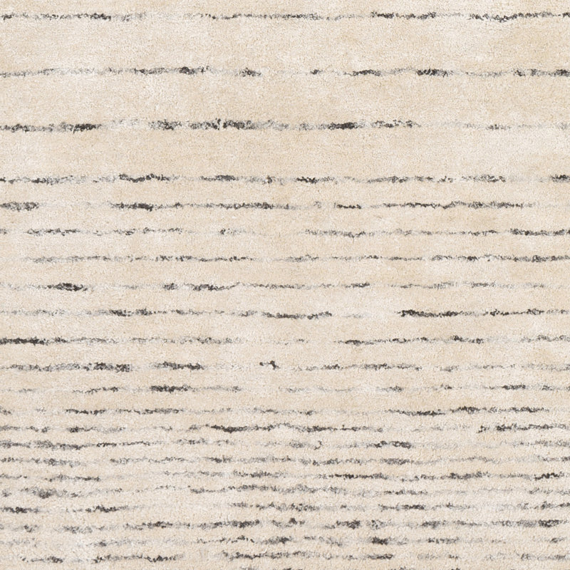 Herrin Handmade Tufted Tan/Brown/Beige/Gray Rug, Rectangle 2' x 3'