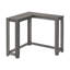 Console d'appoint grise moderne pour petits espaces - Table étroite avec plateau stable, style contemporain, idéale pour une entrée ou un salon.
