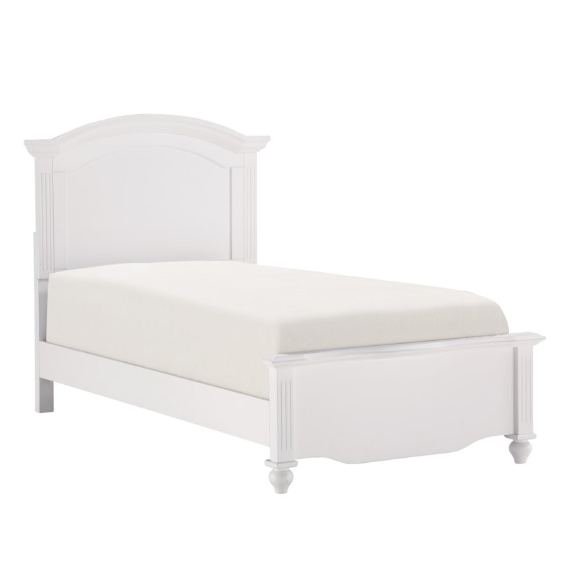 Lit simple Reynolds, Twin, Blanc