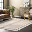 Tapis tribal Kimesha pour le salon, la salle à manger et la cuisine, beige / ivoire-806371597