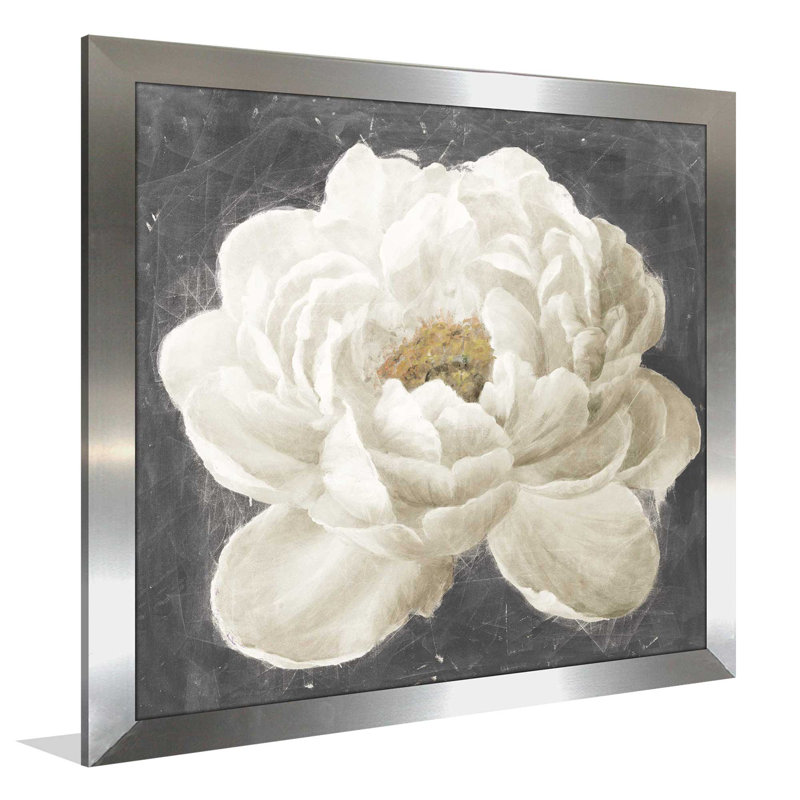 «Vivid Floral I White Flower», reproduction de cadre photo, H 39,5 po x l 39,5 po x P 0,75 po