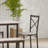 6 Pieces Dining Set Kitchen Table Set Perfect For Kitchen,Breakfast Nook,Living Room Occasions-597315777