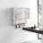 Glass Doors Modern Two-Door Wall Cabinet With Featuring Two-Tier Enclosed Storage, An Open Shelf, And Towel Rack