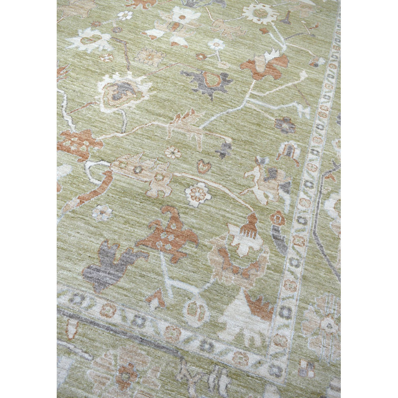 Oushak One-of-a-Kind 9' X 12'7" Area Rug