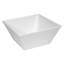 White 10" Square Melamine Bowl