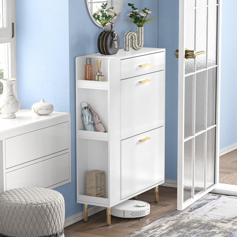 8 Pair Shoe Storage Cabinet