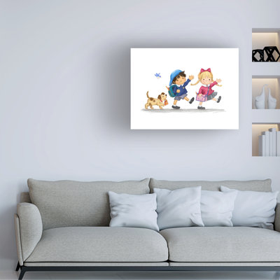 Bolog MAKIKO Children In September Canvas Art