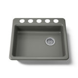 Riverby 25" L x 22" W Undermount Single Bowl Kitchen Sink