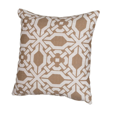 Artisian Geometric Cotton Reversible Throw Pillow