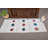 Handwoven Small Vintage Turkish Kilim Rug with Distinctive Patterns and Elegant White Finish