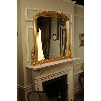 Wood Flat Wall Mirror