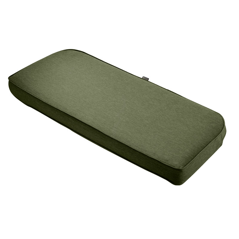 Pina Outdoor 3'' Bench Seat Cushion, Heather Fern Green