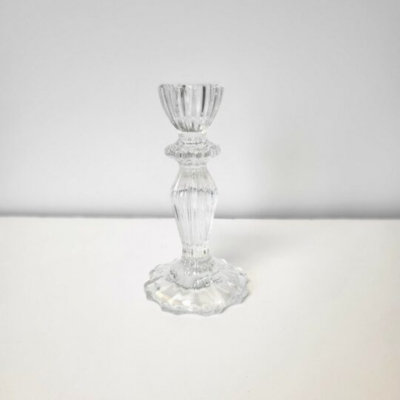 Porte-bougie en verre