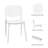 15.15 " H Plastic Side Chair Stacking-100462053