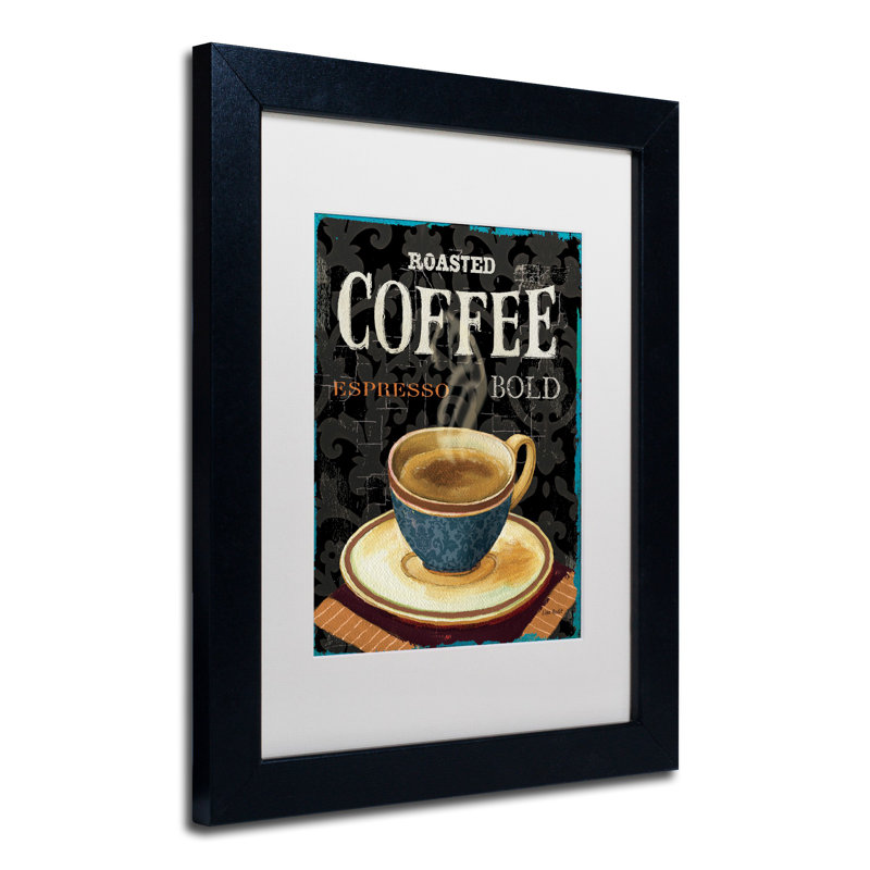 «Today's Coffee IV» par Lisa Audit - Reproduction de photo sur toile encadrée, H 14 po x l 11 po x P 0,5 po