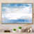 Toile naturelle avec cadre flottant