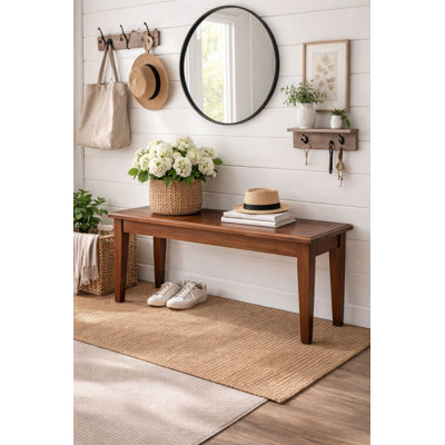 Weldy Solid Wood Bench