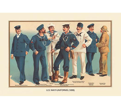 " U.S. Navy Uniforms 1899 " by Werner