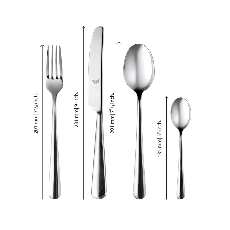 MEPRA Stoccolma Stainless Steel Flatware Set - Service for 6