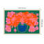 «Galya Pink Flower Bouquet» par Treechild, impression sur bois encadrée-100108183-100108186