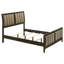 Lit double tapissier brun foncé Ewurabena-1813374247