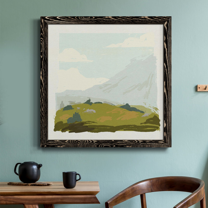 Toile encadrée Alpine Ascent IV-Premium - prête à être accrochée, H 17 po x l 17 po x P 1,5 po, Noir