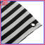 Tapisserie murale rayures noires et blanches verticales - Décoration murale rayures-83536293