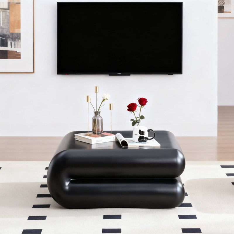  Table basse carrée moderne Modern, Noir