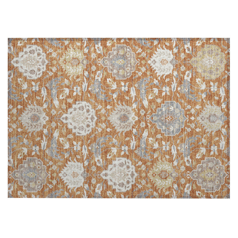  Machine Washable Indoor/Outdoor Chantille ACN1026 Rug, Rectangle 1'8" x 2'6"